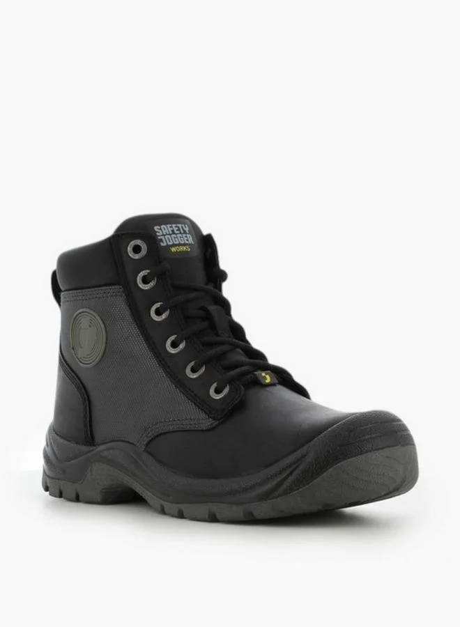 اس جي Men High Safety Lace-Up Boots